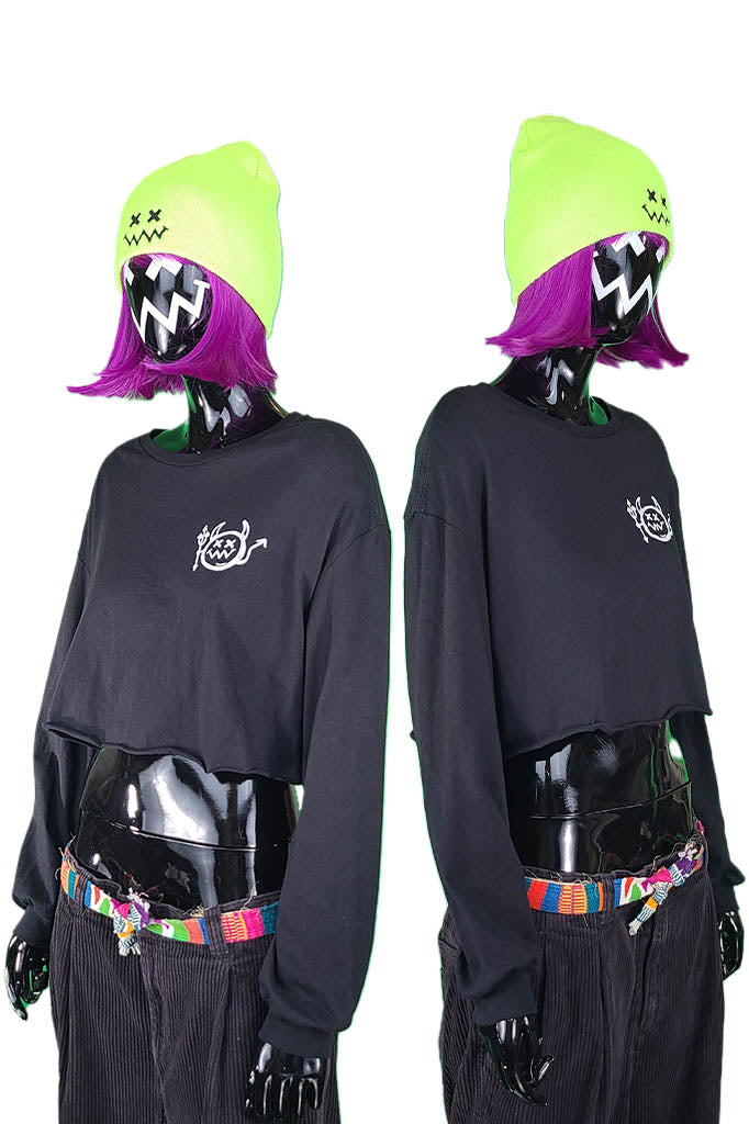 Lil' Devil - Crop Top - Long Sleeve