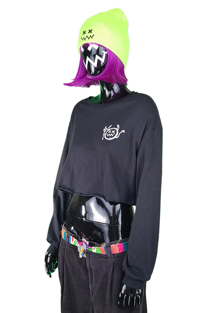 Lil' Devil - Crop Top - Long Sleeve