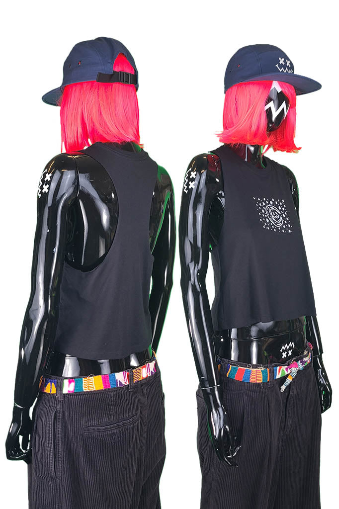 Starry Night - Crop Top - Sleeveless