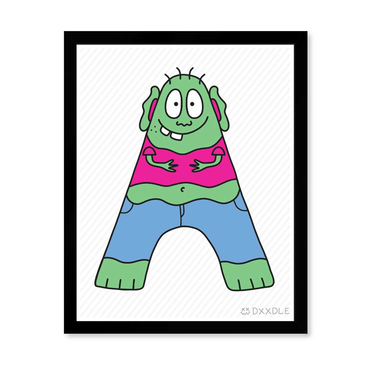 A - ABC Friends (8x10 inch)