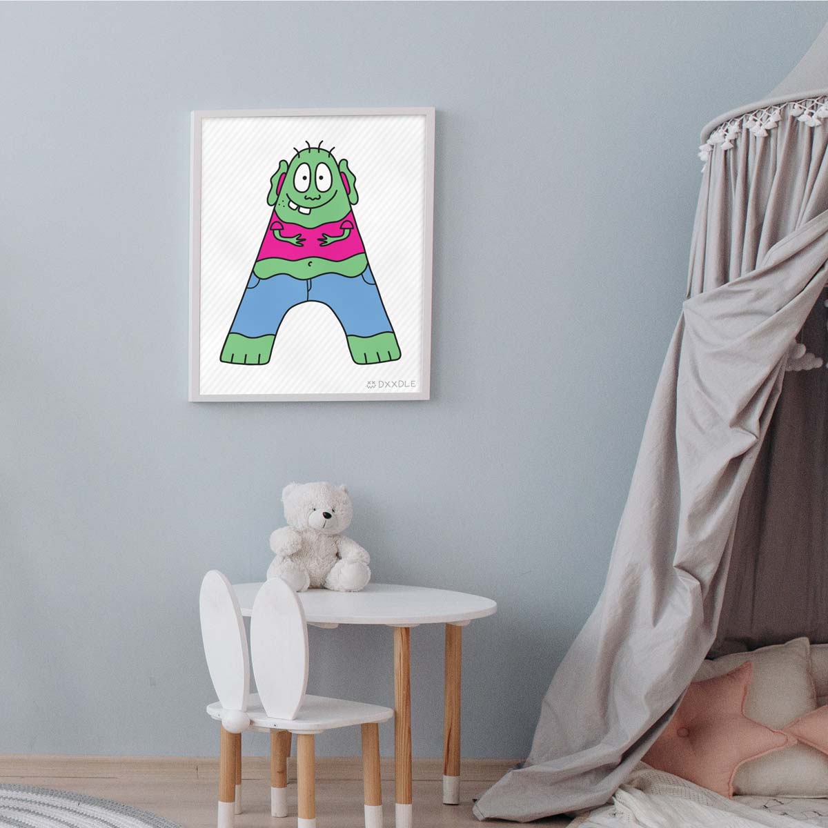 A - ABC Friends (8x10 inch)