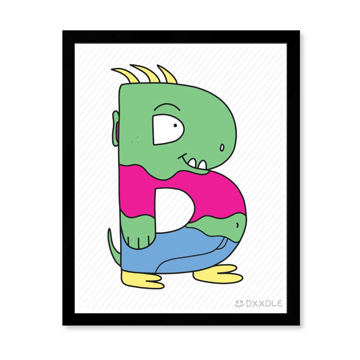 B - ABC Friends (8x10 inch)