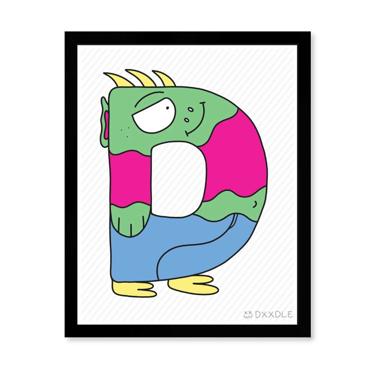 D - ABC Friends (8x10 inch)