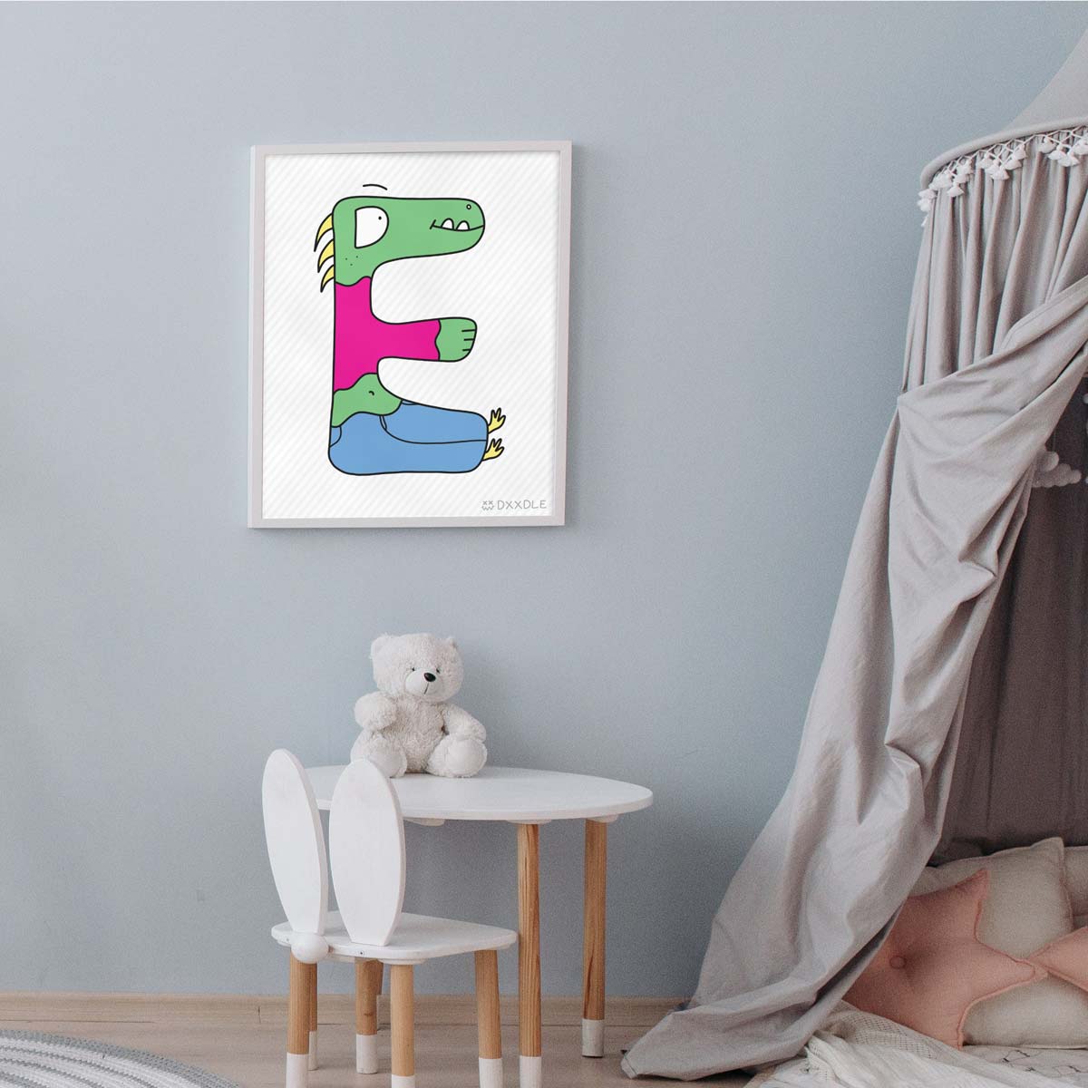 E - ABC Friends (8x10 inch)