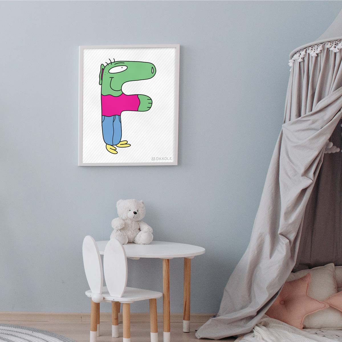 F - ABC Friends (8x10 inch)