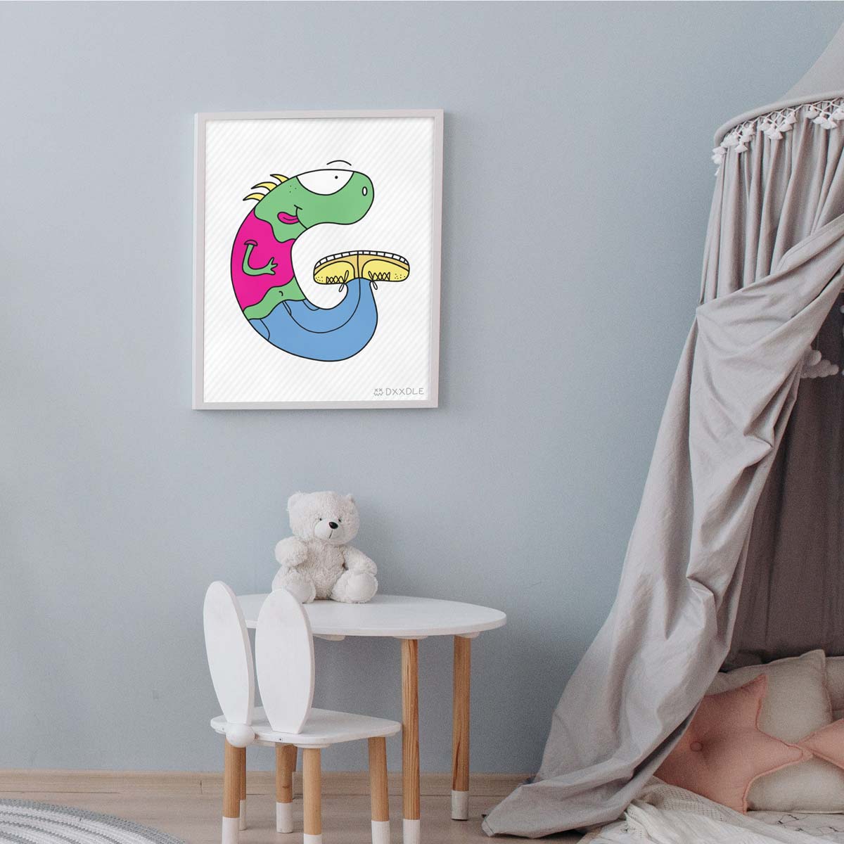 G - ABC Friends (8x10 inch)