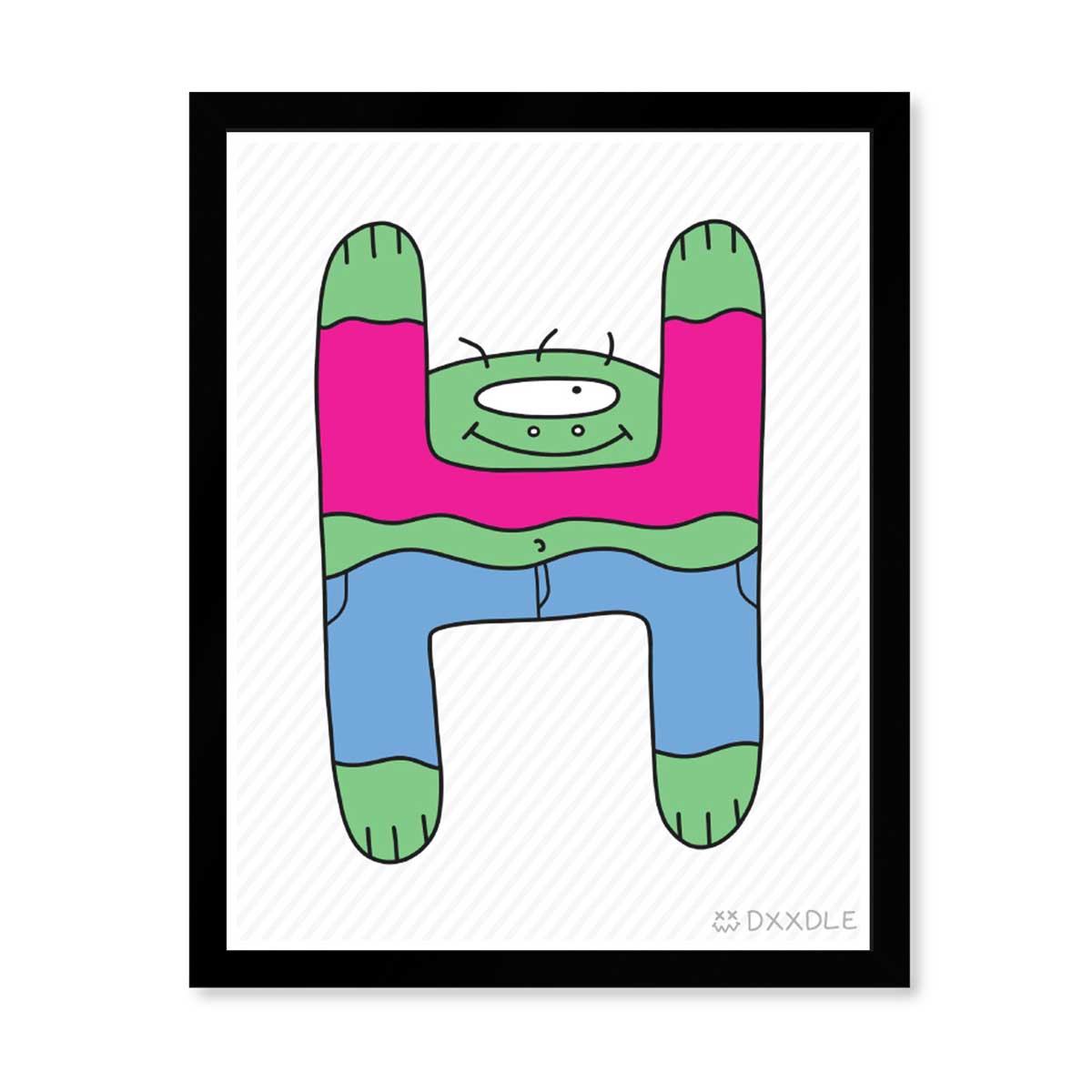 H - ABC Friends (8x10 inch)