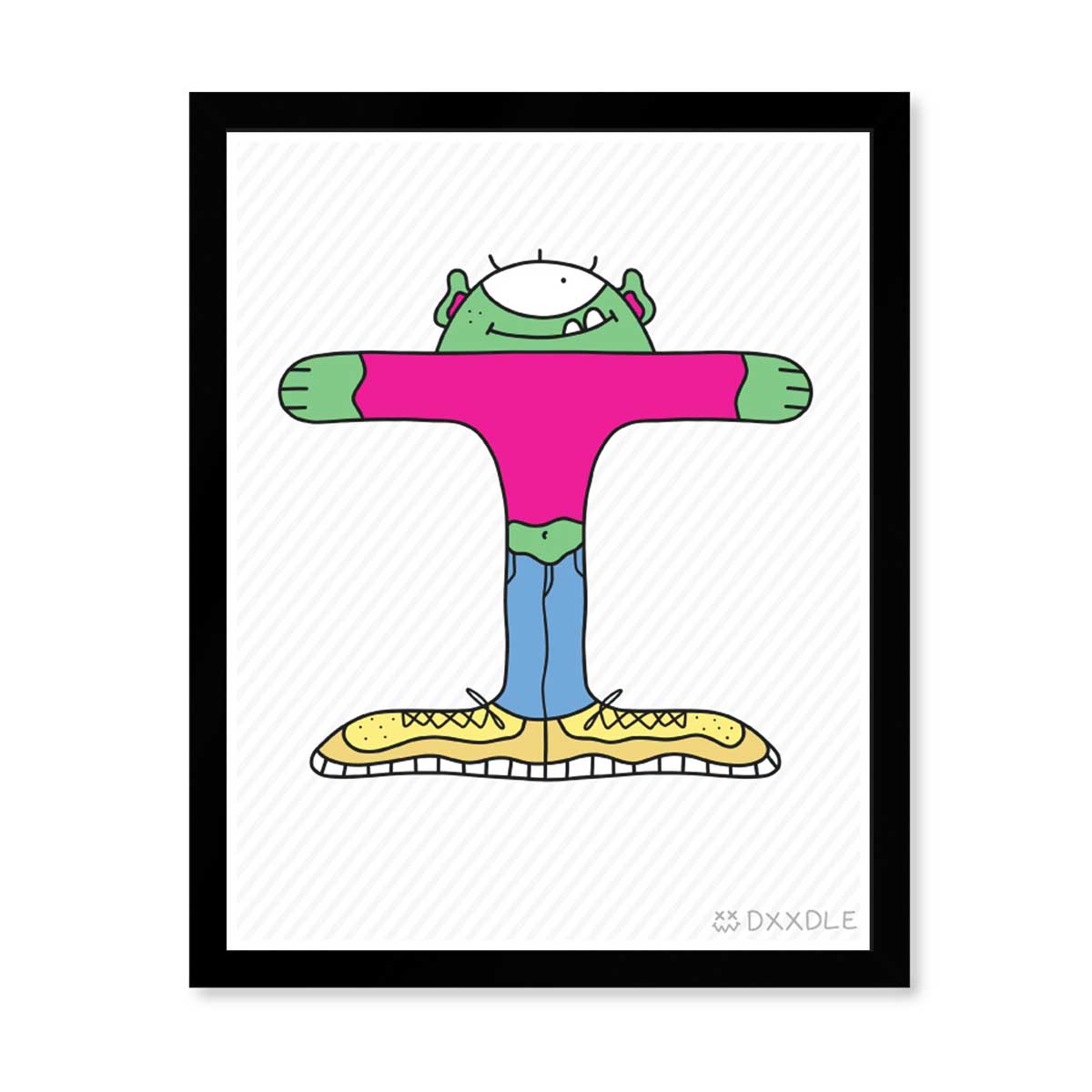 I - ABC Friends (8x10 inch)