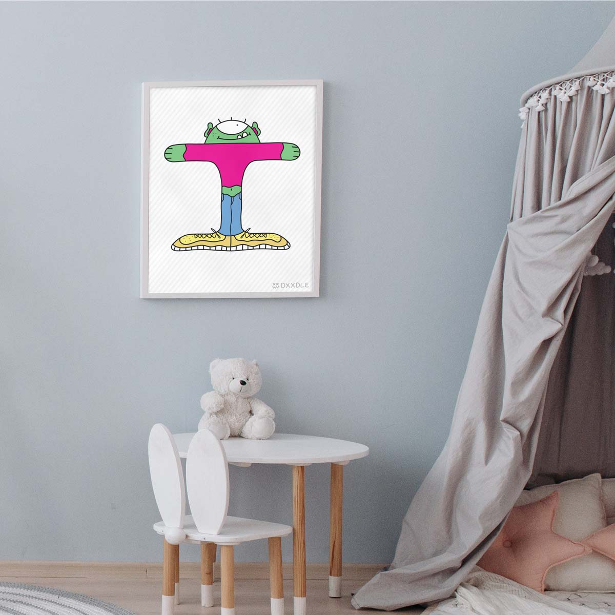 I - ABC Friends (8x10 inch)