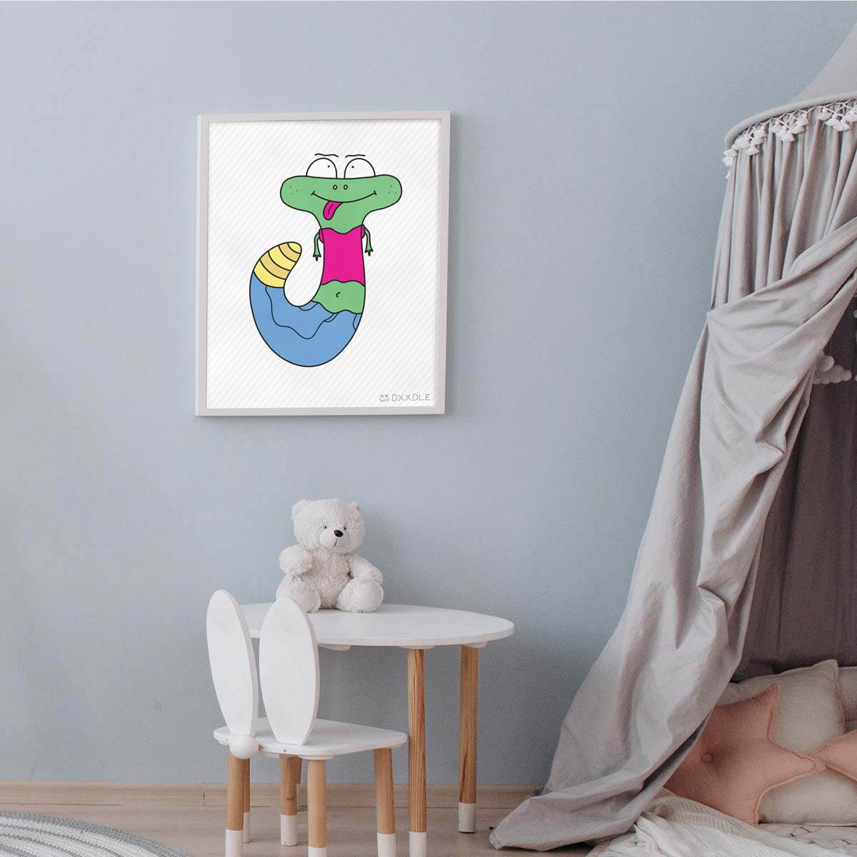 J - ABC Friends (8x10 inch)