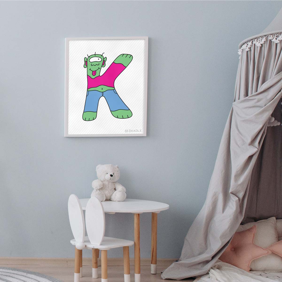 K - ABC Friends (8x10 inch)