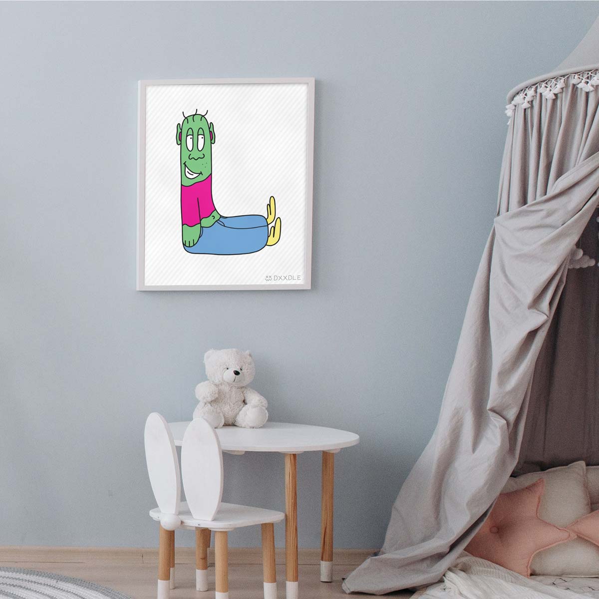 L - ABC Friends (8x10 inch)