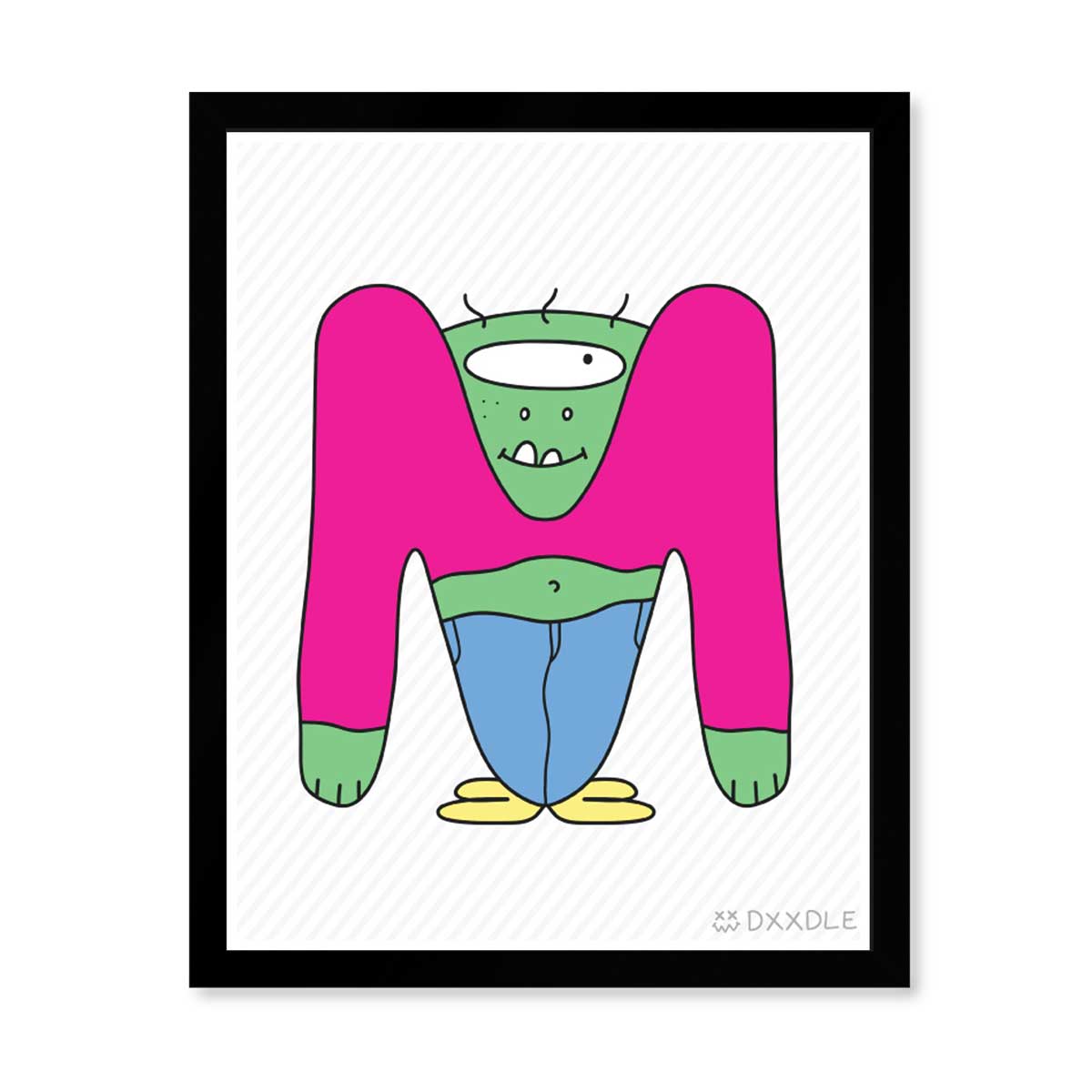 M - ABC Friends (8x10 inch)