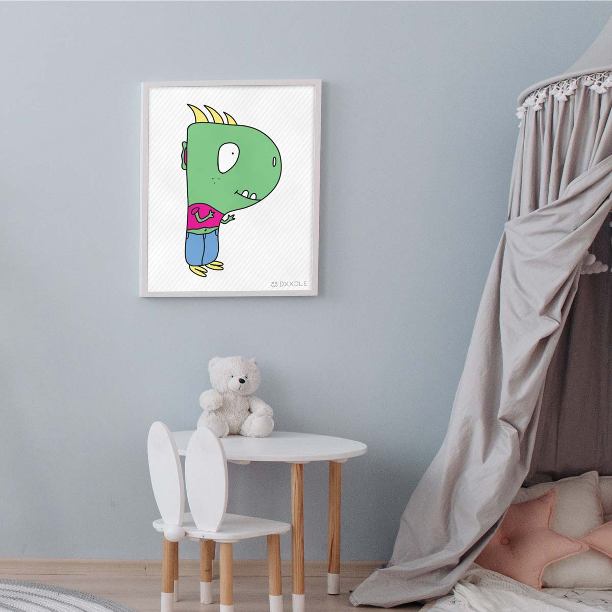 P - ABC Friends (8x10 inch)