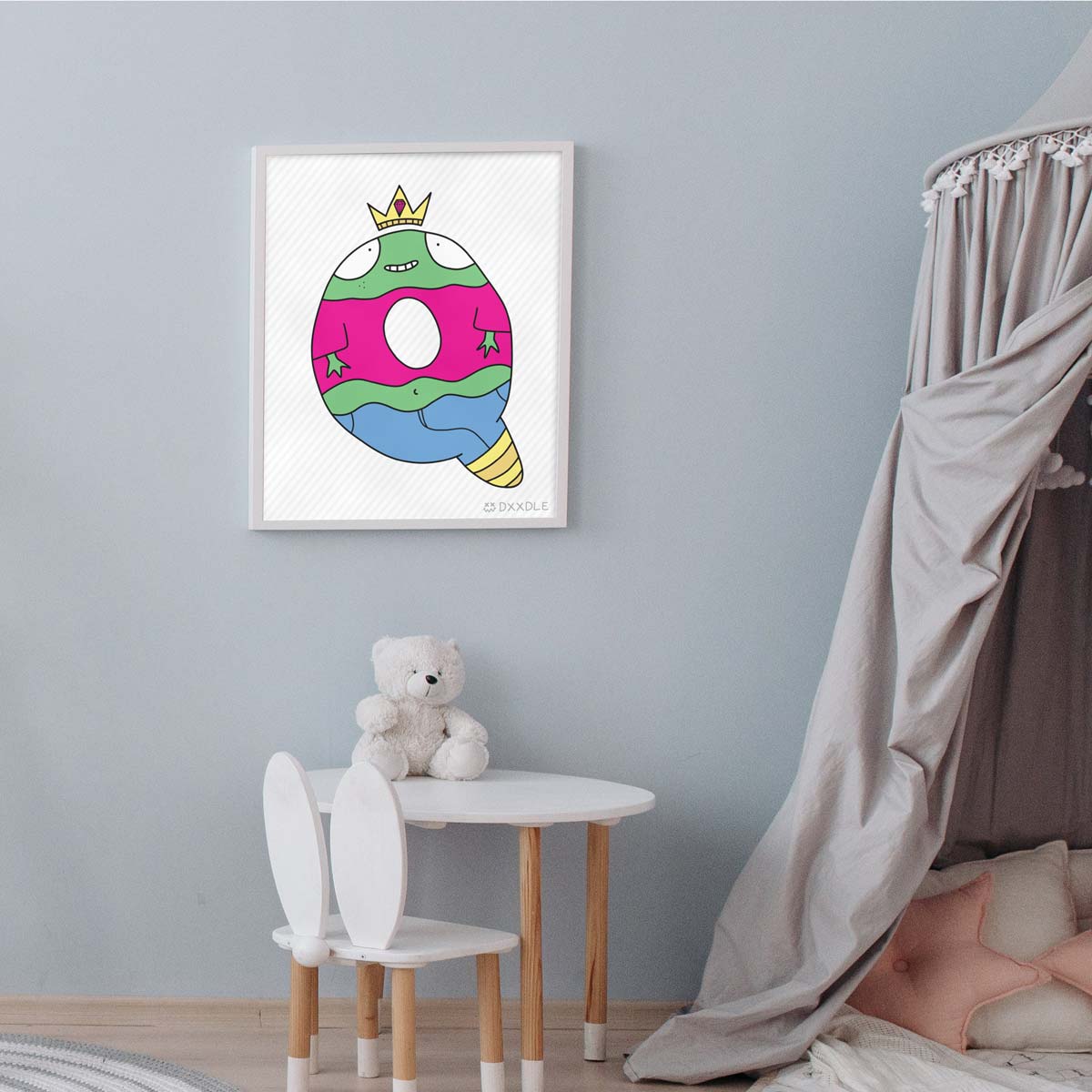 Q - ABC Friends (8x10 inch)