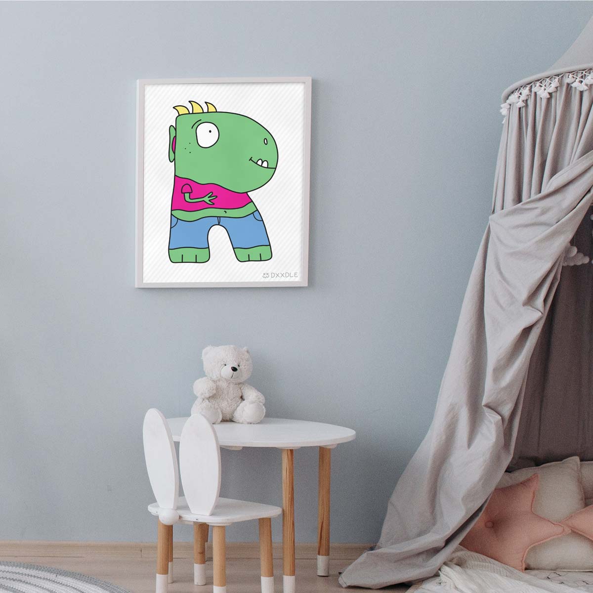 R - ABC Friends (8x10 inch)