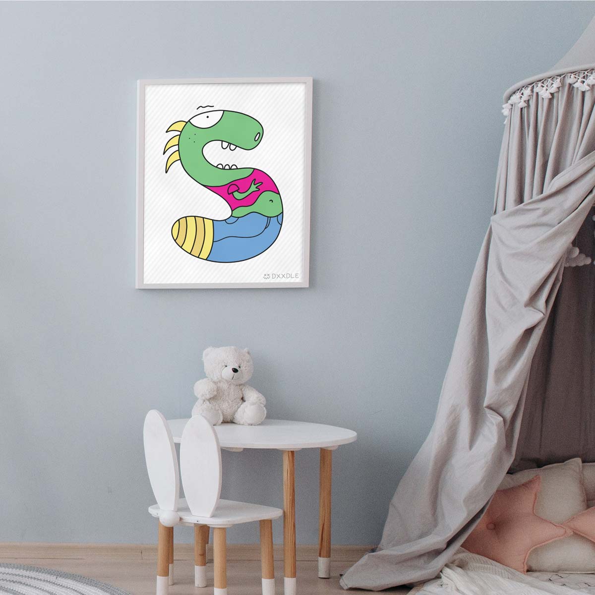 S - ABC Friends (8x10 inch)