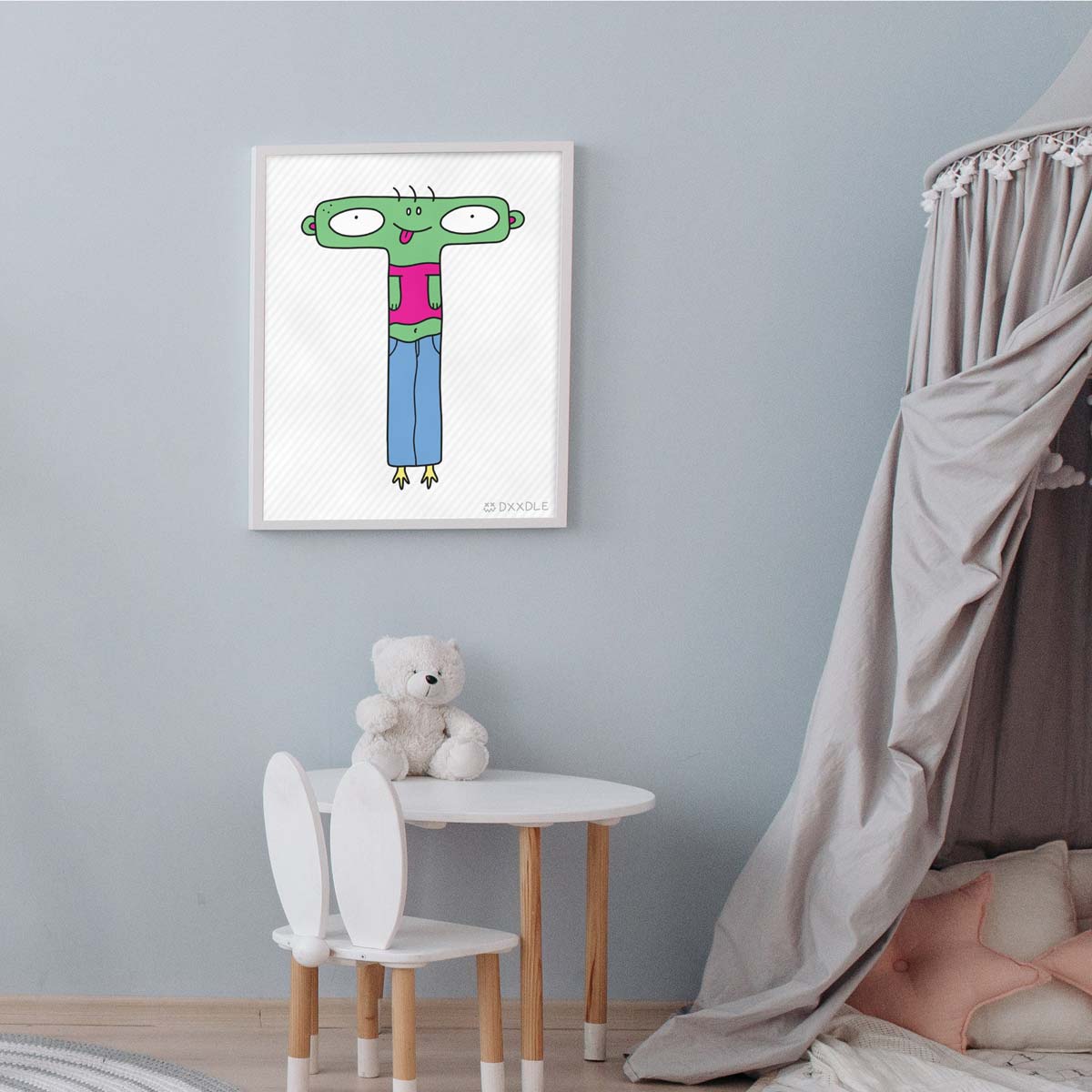 T - ABC Friends (8x10 inch)