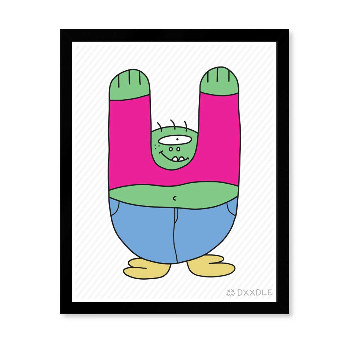 U - ABC Friends (8x10 inch)