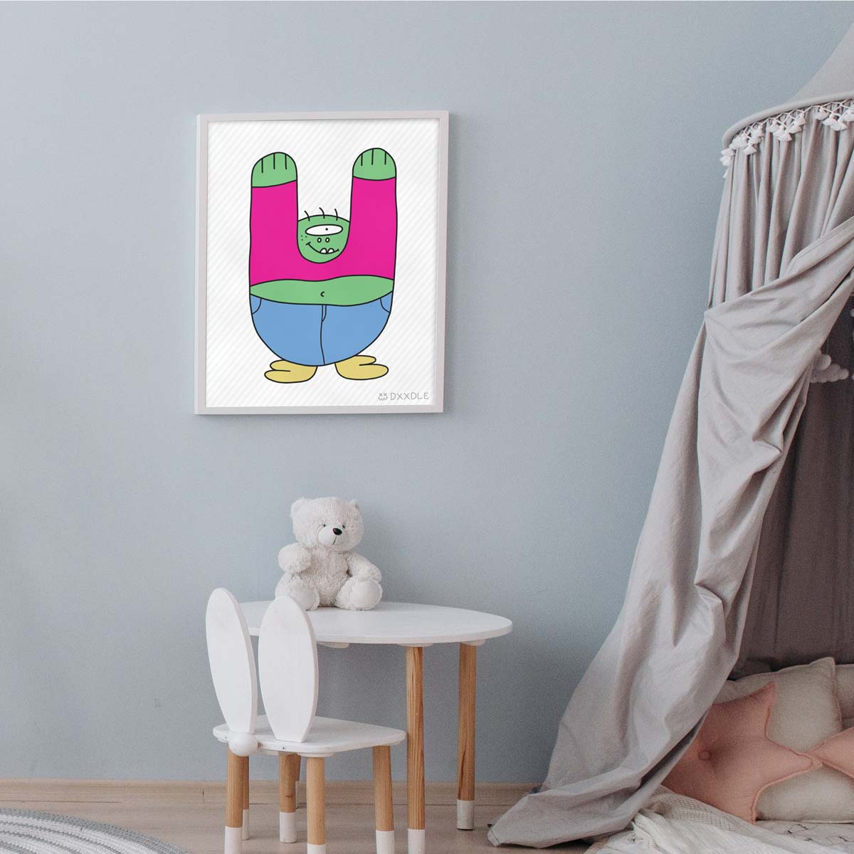 U - ABC Friends (8x10 inch)