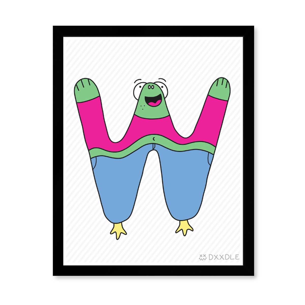 W - ABC Friends (8x10 inch)