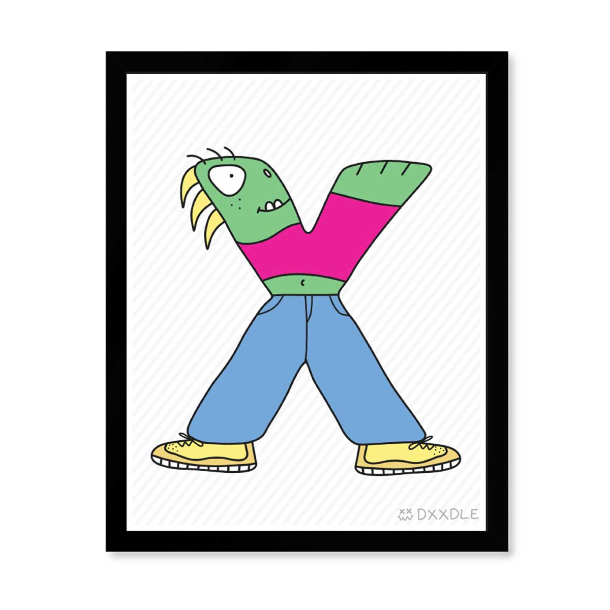 X - ABC Friends (8x10 inch)