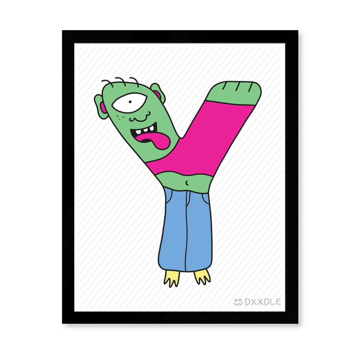 Y - ABC Friends (8x10 inch)