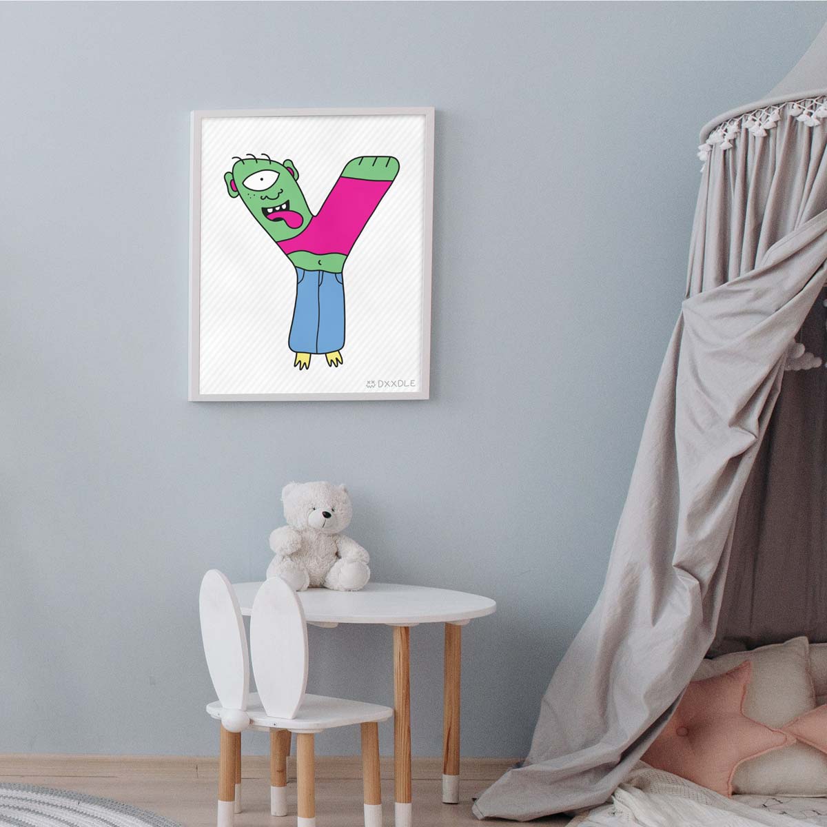 Y - ABC Friends (8x10 inch)