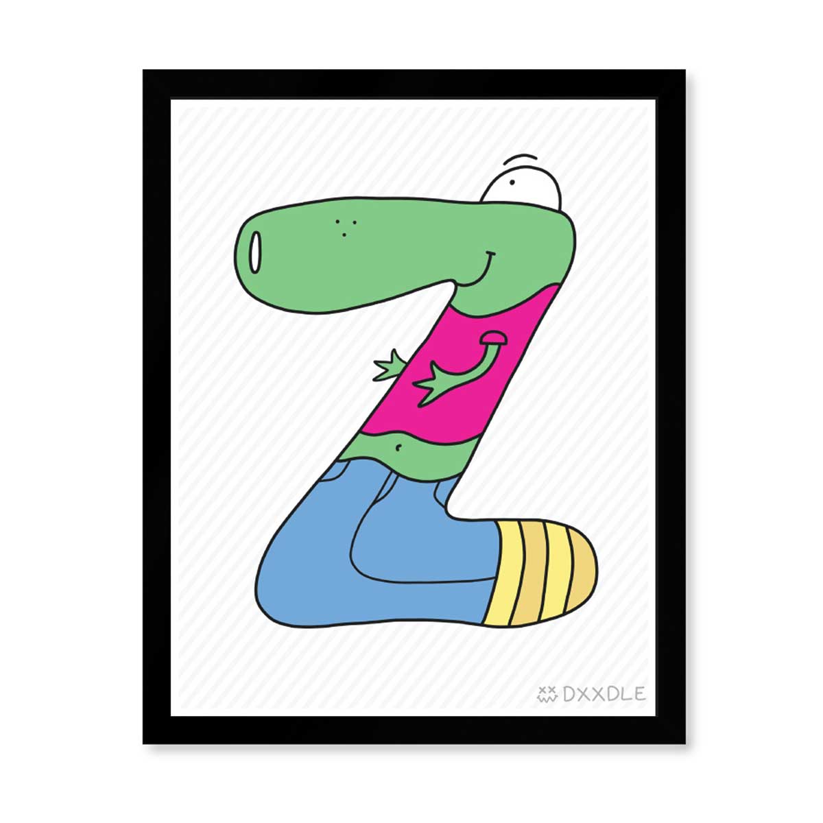 Z - ABC Friends (8x10 inch)