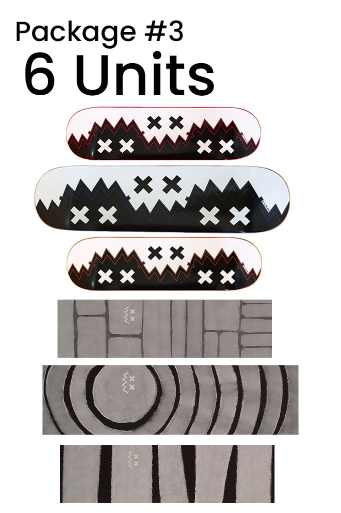 WS Package #3: Decks + Grips (Jessup) [6 items]