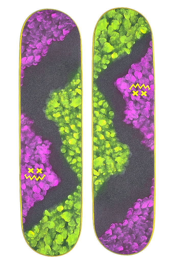 Cotton Candy Clouds - Skateable Art Deck