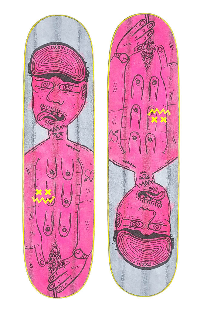 Don't Look There - Skateable Art Deck