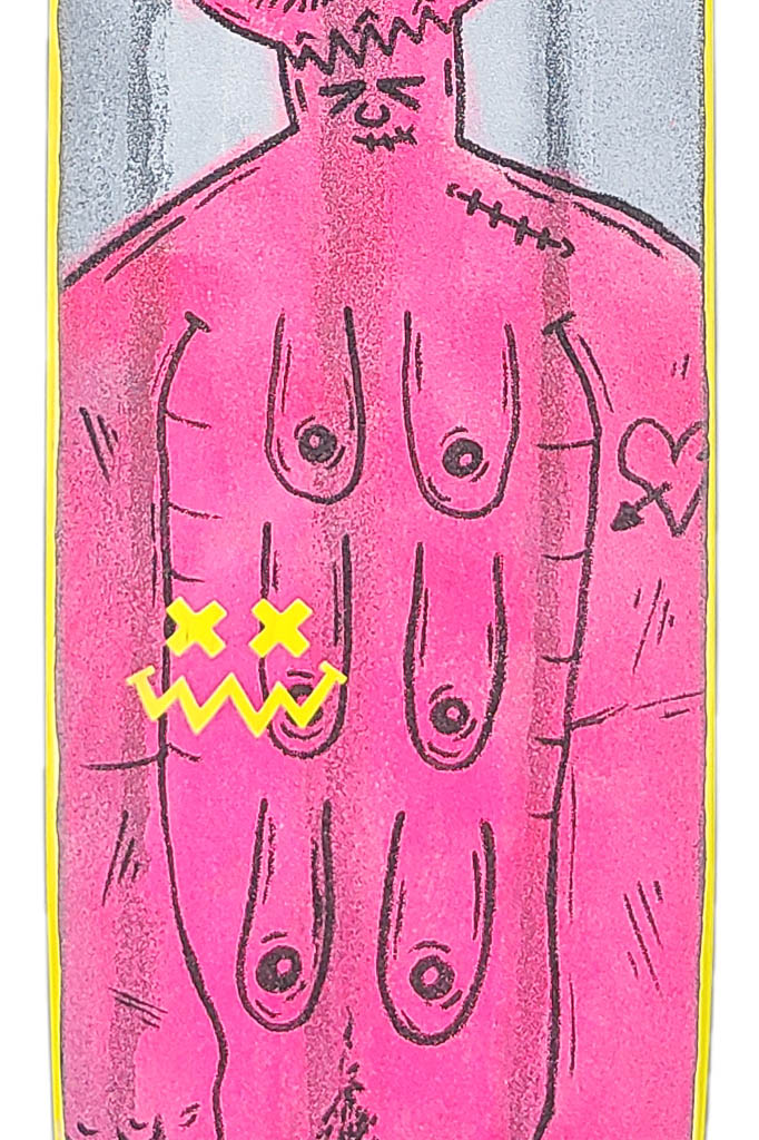 Don't Look There - Skateable Art Deck