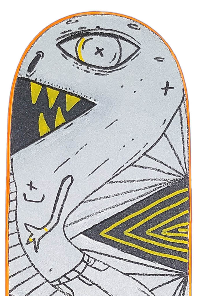 Slippery Serpent - Skateable Art Deck