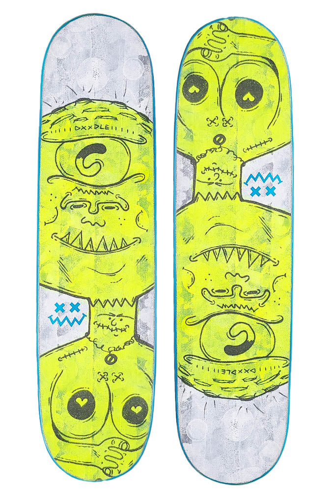 My Eye is Up Here - Skateable Art Deck