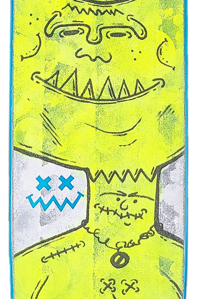 My Eye is Up Here - Skateable Art Deck