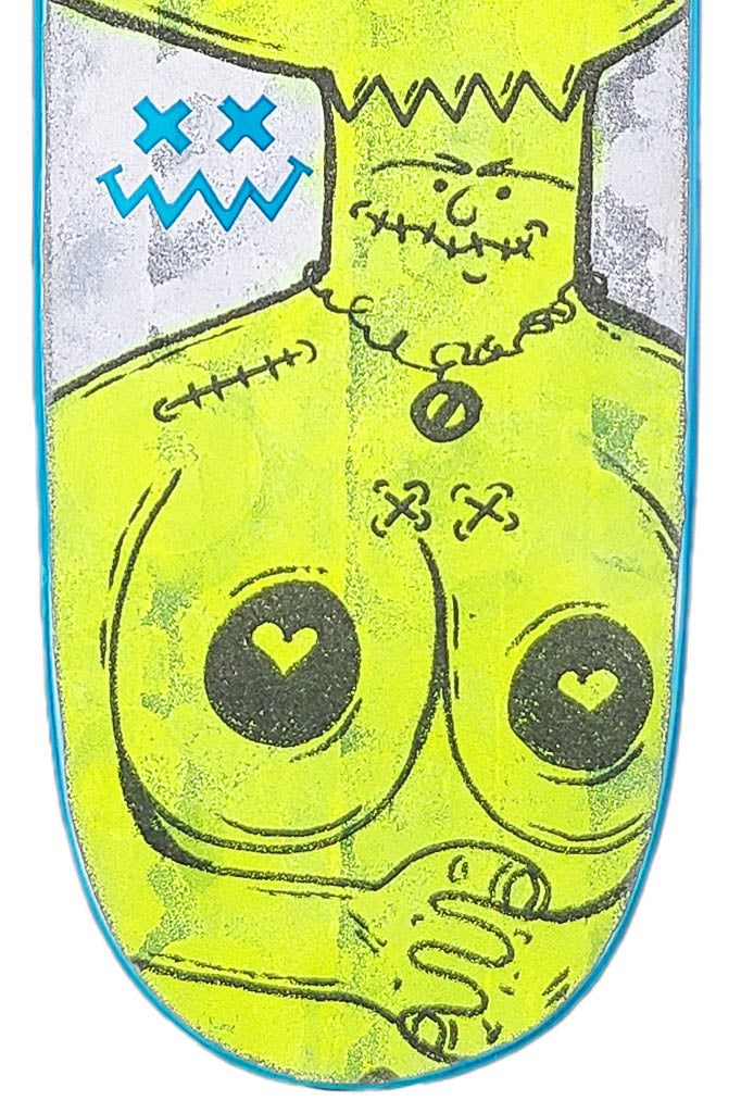 My Eye is Up Here - Skateable Art Deck