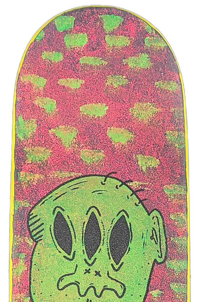 Greetings From Planet Lopsided - Skateable Art Deck